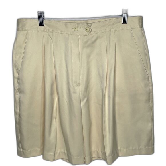 Bette & Court Signature Collection Golf Casual Size 16 Pleated High Waist Short - Picture 1 of 9